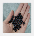 3mm 8mm 10mm Black Boba Beads for Diy Lipgloss Base Gel Oil Decoration Pearl Bubble Tea Bottle Style Making Material
