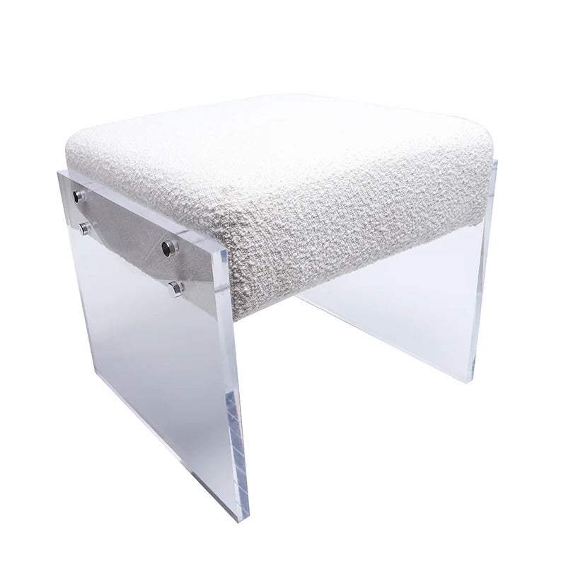 Factory Wholesale Best Acrylic Bar Stools Clear+ Color Cushion Transparent Acrylic Bar Stool