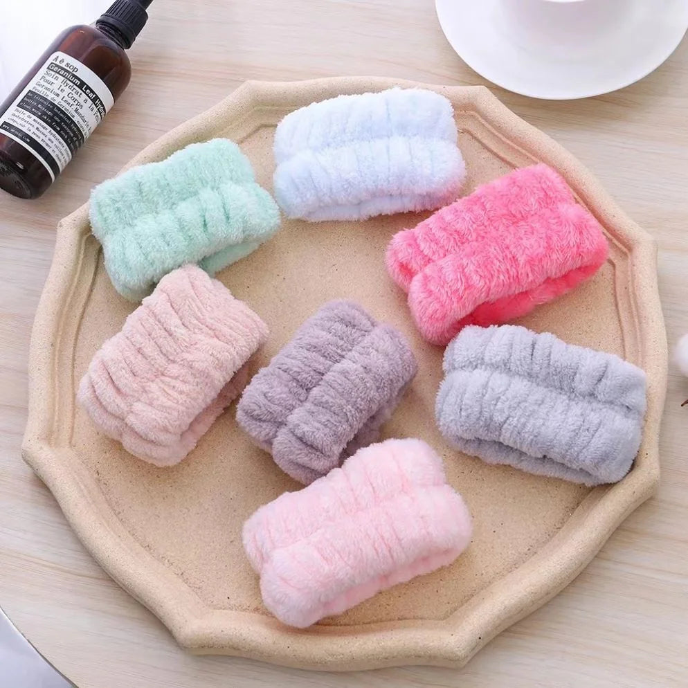 Spa Wrist Washband Wrist Wash Band Towel Wristbands for Washing Face Absorbent Wristbands