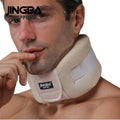 JINGBA  Manufacturer Wholesale Adjustable Soft Neck Relief  Neck Pain Wraps Aligns Stabilizes Vertebrae Neck Support Brace