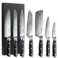 Custom Wholesale 7PCS Japanese VG10 Steel Damascus Steel Kitchen Knife Set Chef Knife Set