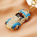 Convertible Car Key Chain Female Cute Diamond Bag Pendant Metal Key Chain Ring Creative Gift Wholesale
