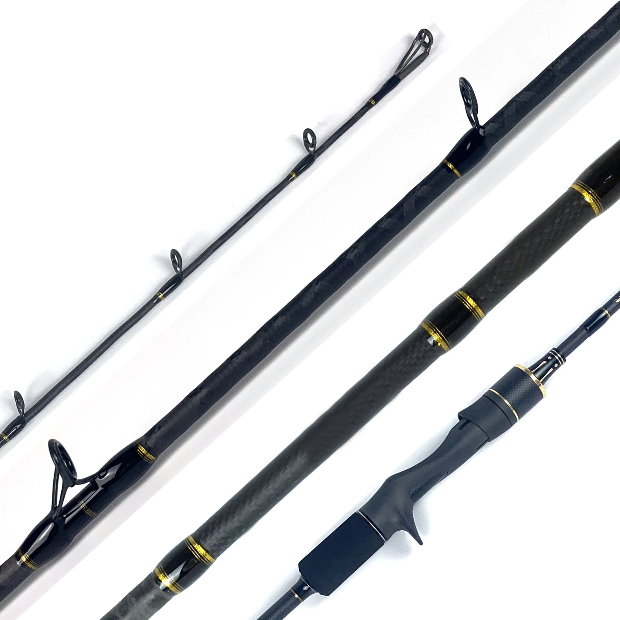 Carbon Fiber Spinning Casting Fishing Rod Big Game Boat Trolling Slow Jigging Fishing Rod with Reel