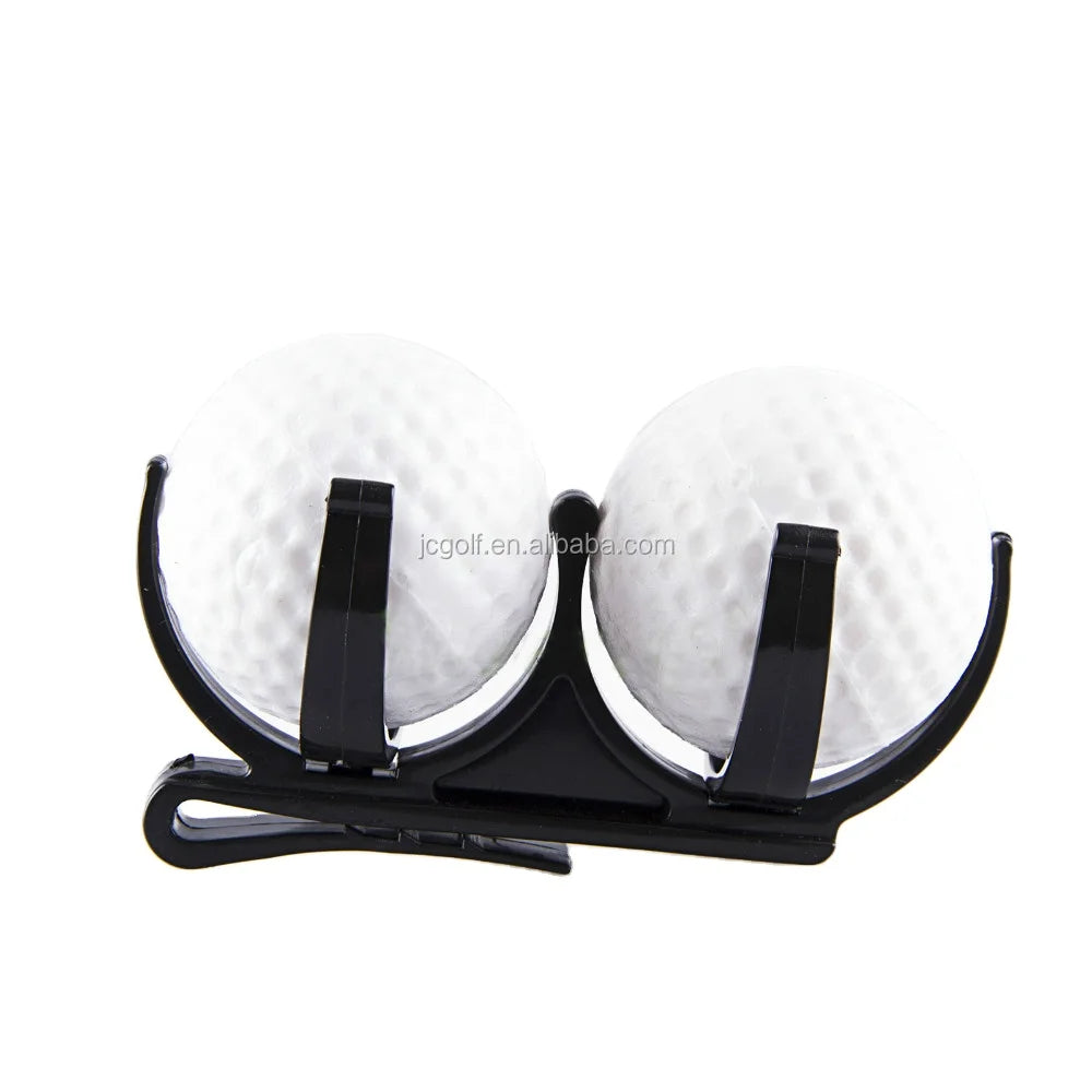 Foldable Plastic Golf Ball Holder with Clip