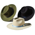 White Woman Felt Fedora Hat Wool Church New Fashion Wholesale Ladies Hats Western Cowboy Style Checked Four Seasons Ribbon Rope
