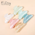 Mi Dairy 8.2cm Korea Elegent Pearl Light Acrylic Hair Claw Clips Accessories 223893
