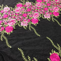 2023 Eco-Friendly & Sustainable 3D Embroidered Floral Mesh Fabric Lace for Bridal Dress