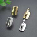 Wholesale Anti Rust Gold Silver Plated Lever Back Clasp Rectangle Earring Hooks for Women Jewelry Making