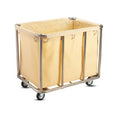 Linen Truck Reinforced Stainless Steel Hotel Laundry Dirty Linen Recycling Service Trolley Conical MegaBDM