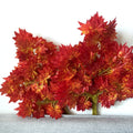 Artificial Maple Leaves Branches Fake Fall Maple Shrubs for Thanksgiving Christmas Festival Garland Decoration