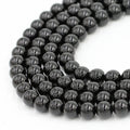 Wholesale DIY Fashion Jewelry New Arrival Black Onyx Stone Loose Beads 8mm Natural Agate Beads for Jewelry Strand 6mm 10mm