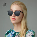VIFF HP17448 Unisex Women UV400 Round Sun Glasses Wholesale Sunglasses for Men and Women