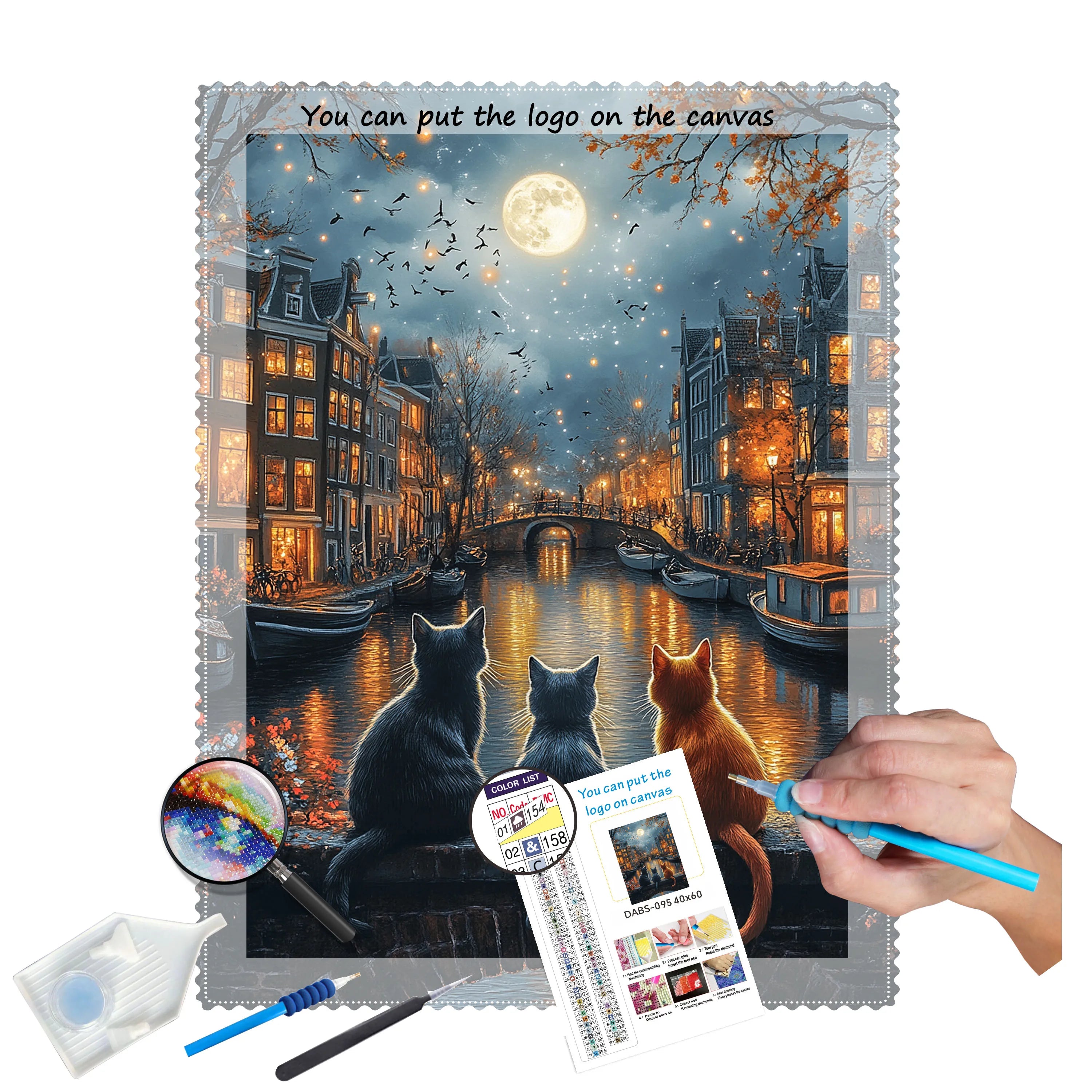 N-2805 Custom DIY 5D Diamond Painting Kits Portrait Wall AB Drills Wall Decor Diamond Painting