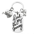 DIY 2023 European-American Miniature Caravan Keychain Outdoor Camping Gift Accessory