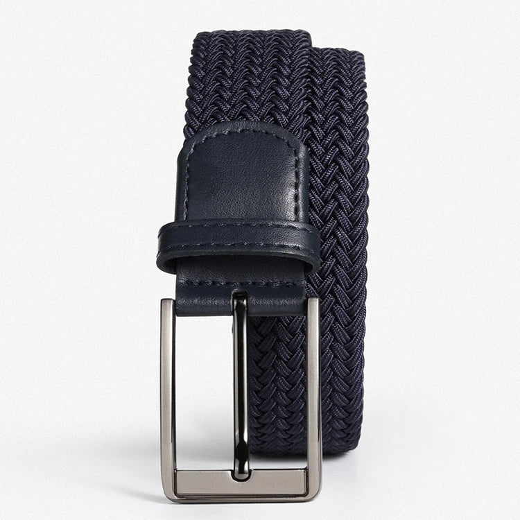 Classical Canvas Elastic Belts Factory OEM Unisex Braided Belt for Shopping