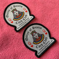 Personalized Designer Iron on Woven Patch Label for Trucker HatCustom Eco-Friendly Heat Press Textile Clothing Badges