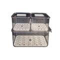 Food Storage Boxs Kitchen Container Refrigerator Freezer Transparent Plastic Bin Removable Stackable with Drain Tray and Lids