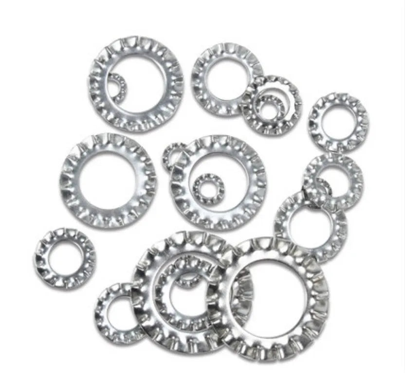Stainless Steel Brass External Serrated Tooth Lock Washers