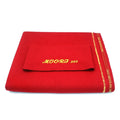 Red Color Moori 500 9FT Billiard Table Cloth 1.55m Width Anti-Slip Custom Logo Pool Table Felt Wool Fabric