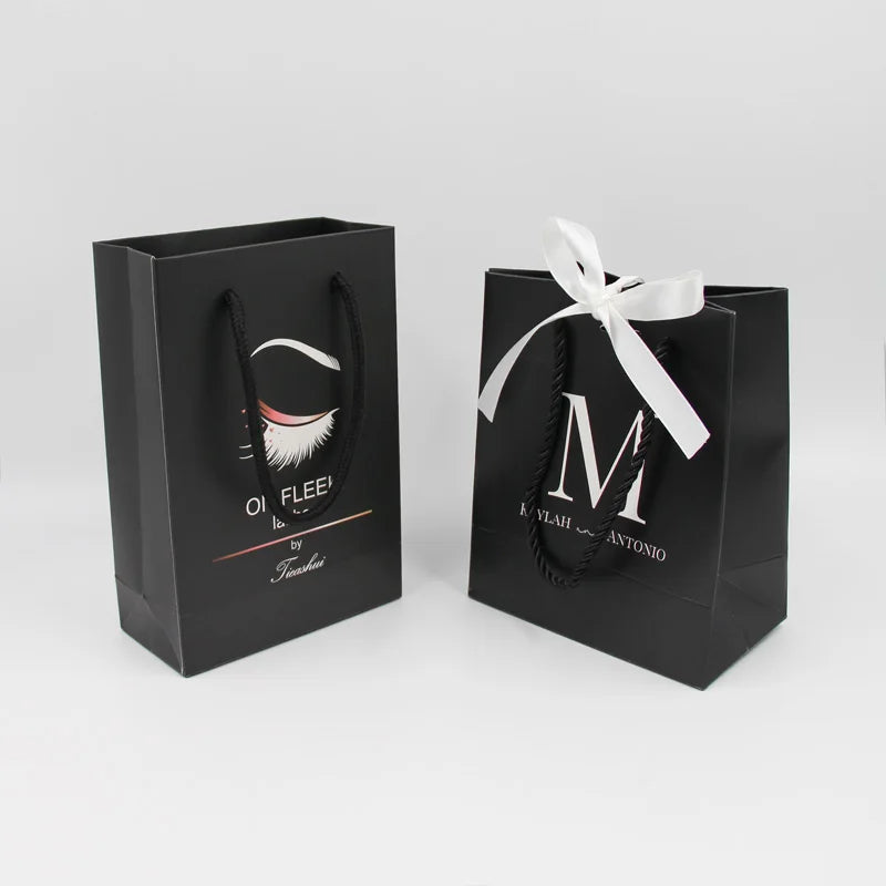 Wholesales Luxury Small Packaging Paper Bag With Logo White Bolsa De Papel Embalaje Para Paper Gift Bag for Shopping