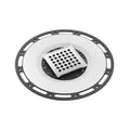Dropshipping US Warehouse 4x4 Inch Square Stainless Steel Floor Drain with Flange