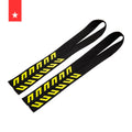 GJZ6391 Antislip Lifting Wrist Straps Gym Padded Wrist Wraps for Deadlift Workout Powelifting Power