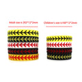 Fast Shipping Adult Kids Size Baseball Bracelet Sports Theme Party Favors Softball Silicone Rubber Wrist Band
