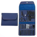 16-Piece Professional Nail Clipper Kit Stainless Steel Pedicure Tool for Manicure & Toe Treatment Personal Care Set