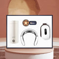 Portable Electric Kettle & Eye Massager Gift Set Personal Gift for Boyfriend's Birthday Promotional Offer