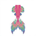 Factory Hot Sales Cheap Mermaid Tails for Swimming Blanket Mermaid Tail Skins 2 Piece Set Bikini Print Crystal Custom Make