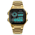 New Style Sk 1335 Stainless Steel Quartz Watches Night Light Display Skmei Watch Men Waterproof 5 Atm