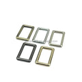 Stock Supply 32mm 1.25inch 4 Colors Good Quality Metal Round Rectangle Buckle for Leather Bag