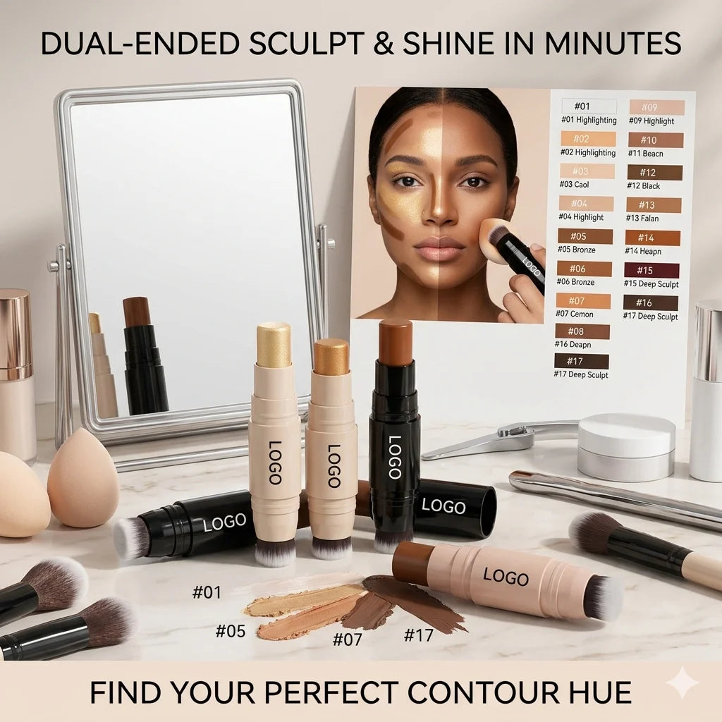 Private Label 12 Colors New High Quality Waterproof Makeup Concealer Foundation Contour Stick