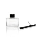 150ml Luxury Glass Diffuser Bottle with Reed Stick Aroma Perfume Fragrance Bottle Round