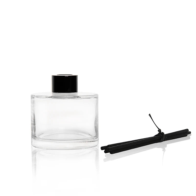 150ml Luxury Glass Diffuser Bottle with Reed Stick Aroma Perfume Fragrance Bottle Round