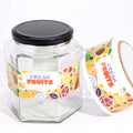 Custom Printing PET Material Candy Box Sticker Labels for Pet Food Gold Foiled Embossed Adhesive Packaging