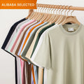MT2334 Guangzhou Clothing Manufacturer Wholesale Custom 240g 100% Cotton Blank Drop Shoulder T Shirt Plus Size Men's T-Shirts