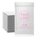 ZGCX Custom Logo Shipping Pack Wrapp Strong Adhesive Bubble Envelope Padded Mailing Mailers Bags