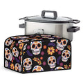 Custom Kitchen Appliance Dust Cover Oxford Flowers Printing Protective Cover Bags with Pockets and Handle Air Fryer Dust Cover