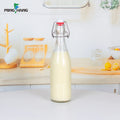 Wholesale 500ml Glass Bottle With Swing Top Beverages Glass Bottle Home Brewing Beer Water Juice Swing Top Bottle