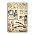 Barber Vintage Metal Plates Retro Poster Cafe Bar Pub Tin Sign Plaque Haircut and Shave Beard Iron Printing Home Decor Wall