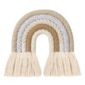 Handmade Weave Wall Hanging Rainbow Christmas Decoration for Wedding/Party Ornament and Gift