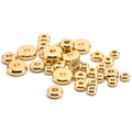 Stainless Steel Flat Round Spacer Beads Gold Plated Flat Spacer Beads for Diy Jewelry Making Accessories Wholesale