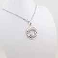 Wholesale 925 Sterling Silver Pendant Cute Sea Life Dolphin Charm for Necklace Animal Jewelry Silver 925