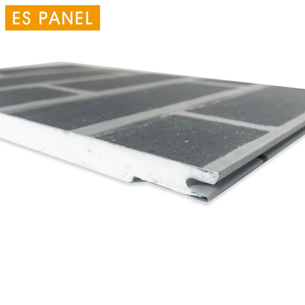 SPANL Metal Exterior Interior Wall Insulation Sandwich Panels Pu Foam Core 5+ Year Warranty Lightweight Prefabricated Houses