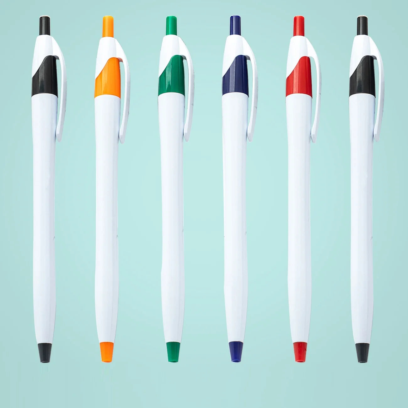 Wholesale Plastic Press Ballpoint Pen Can Print logo Small Gourd Javelin Advertising Pen Thin Rod Promotional Gift Pen