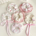 Wholesale Korean Elegant Luxury Scrunchies Cute Flower Scrunchie Oversized  Bow Scrunchies for Women