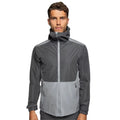 Men's Sporty Full Zipper Windbreaker Jacket for Outdoor Mountaineering & Casual Sports Features Zipper Pockets Color Stitching