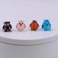 Mixed Miniature Small Murano Lampwork Glass Animal Little Owl Figurine