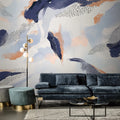 YKEAX 155 Modern French Style 3D Wall Mural Wallpaper Waterproof and Anti-Static Home Decorative Papier Peint